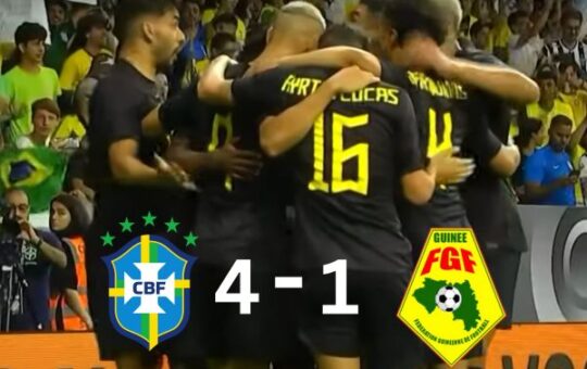 brasil 4 x 1 Guine