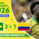 Vitória Dramática do Brasil sobre a Colômbia nas Eliminatórias da Copa de 2026