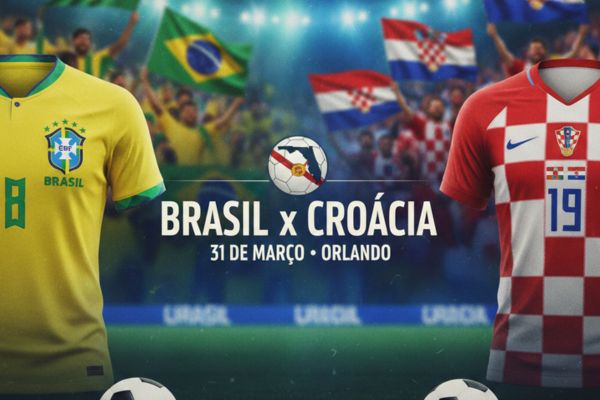 Amistoso Brasil x Croácia: Tudo sobre o jogo de 31 de março em Orlando